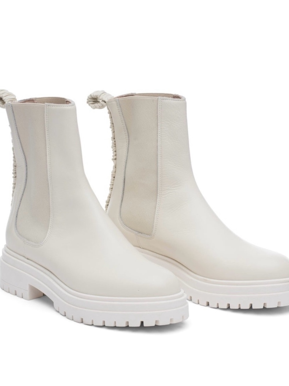 Women's White Ankle Boots